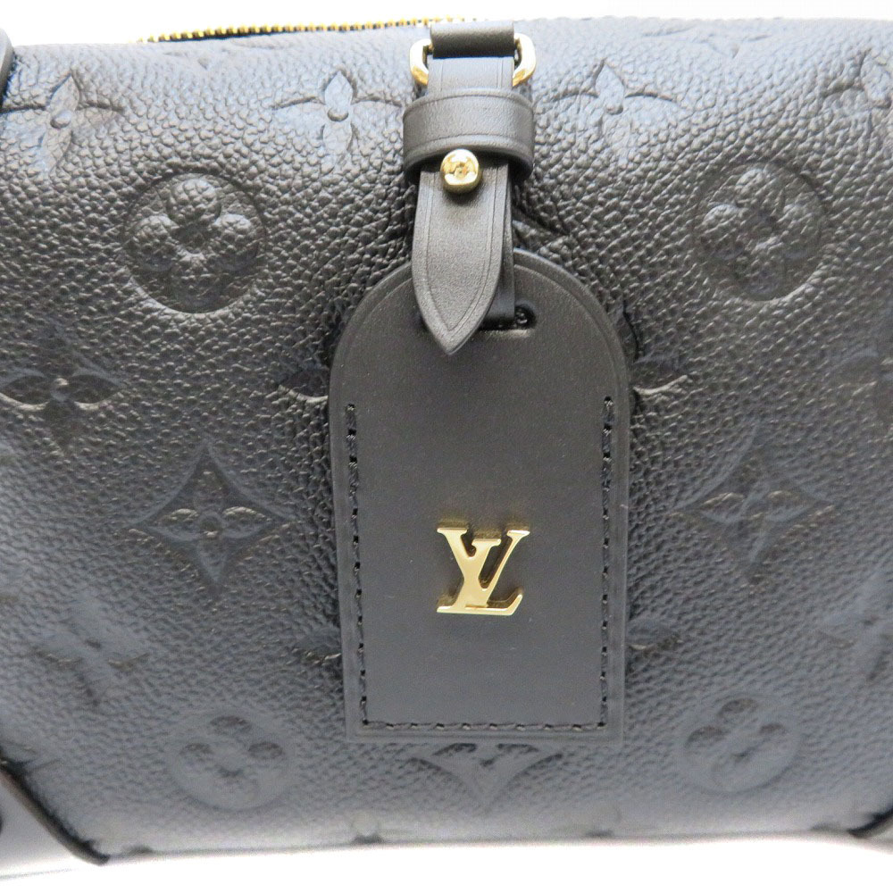 LOUIS VUITTON Malle Souple Empreinte Noir Black Shoulder Bag Handbag - Picture 7 of 10